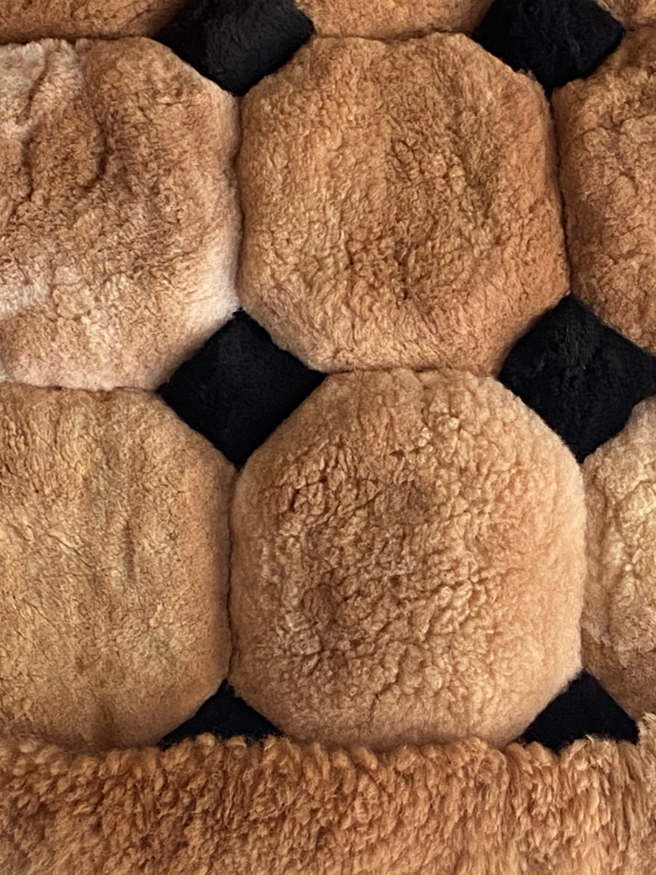 Luxurious Geometric Alpaca Fur Rug Alpaca Real Fur Rug Etsy UK