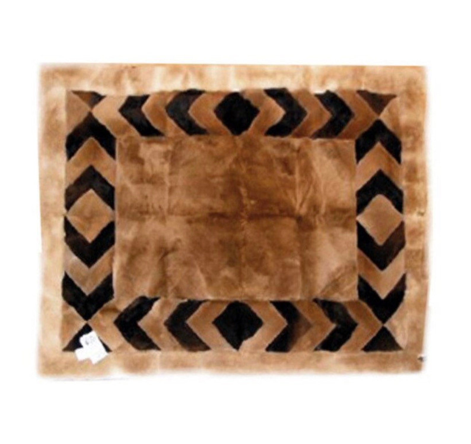 Luxurious geometric Alpaca fur rug Alpaca real fur rug Etsy