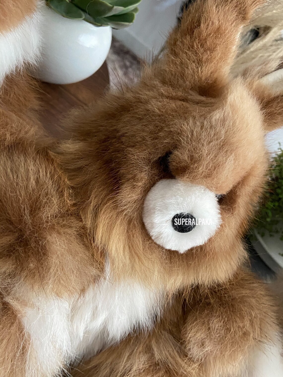 Rabbit Fur Toy Made From 100% Alpaca Fur Extremely Soft / - Etsy