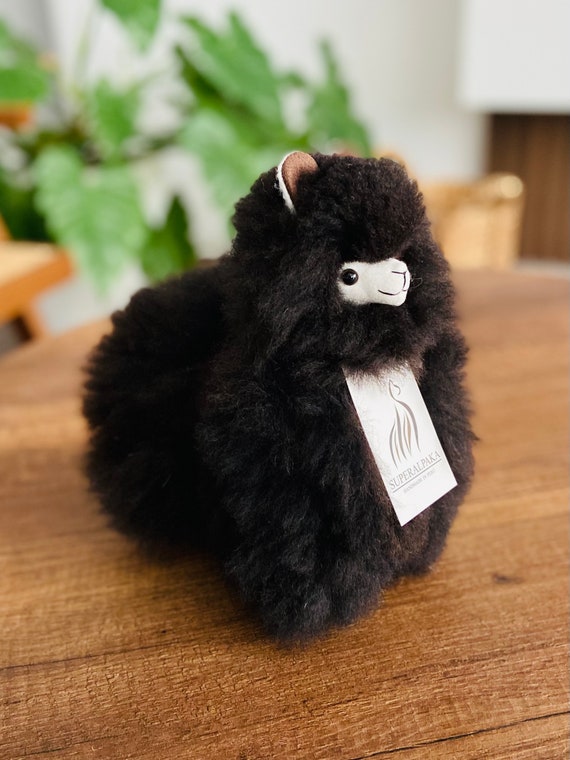 Black llama plush on sale