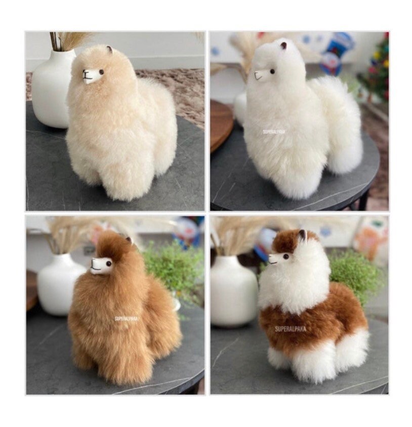 Alpaca fur toy handmade extremely soft Alpaca Stuffed Animal