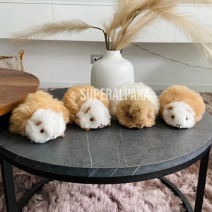 5.5’ Handmade Stuffed Plush Guinea Pig, Alpaca toy, Soft guinea pig, Alpaca teddy, Guinea Pig Stuffed Plushie