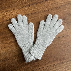 Alpaca Winter Gloves, Alpaca winter gloves, Alpaca wool Gloves, Hand-Knitted Alpaca Winter Gloves zdjęcie 3