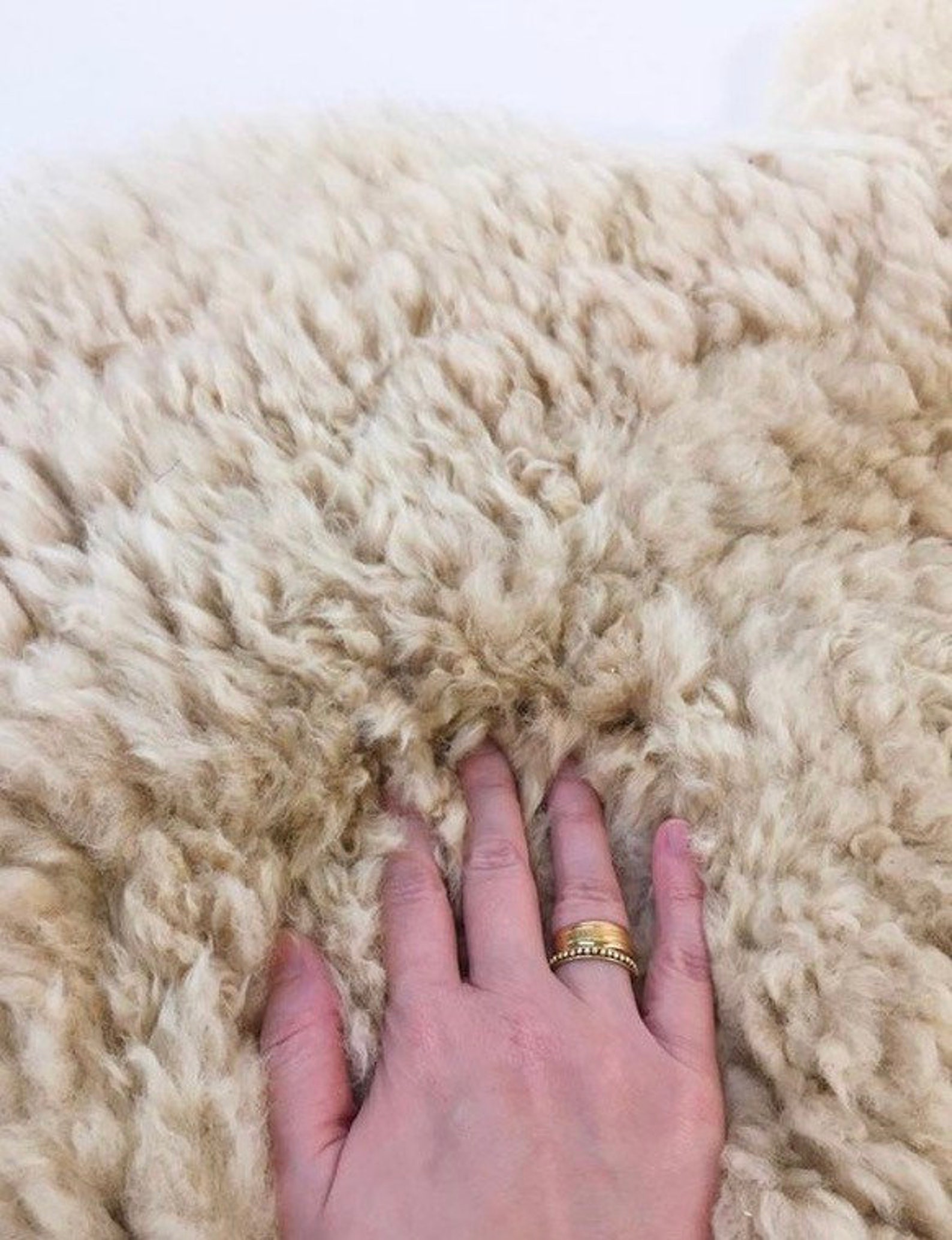Luxurious genuine Alpaca fur rug Alpaca real fur rug Plush Etsy