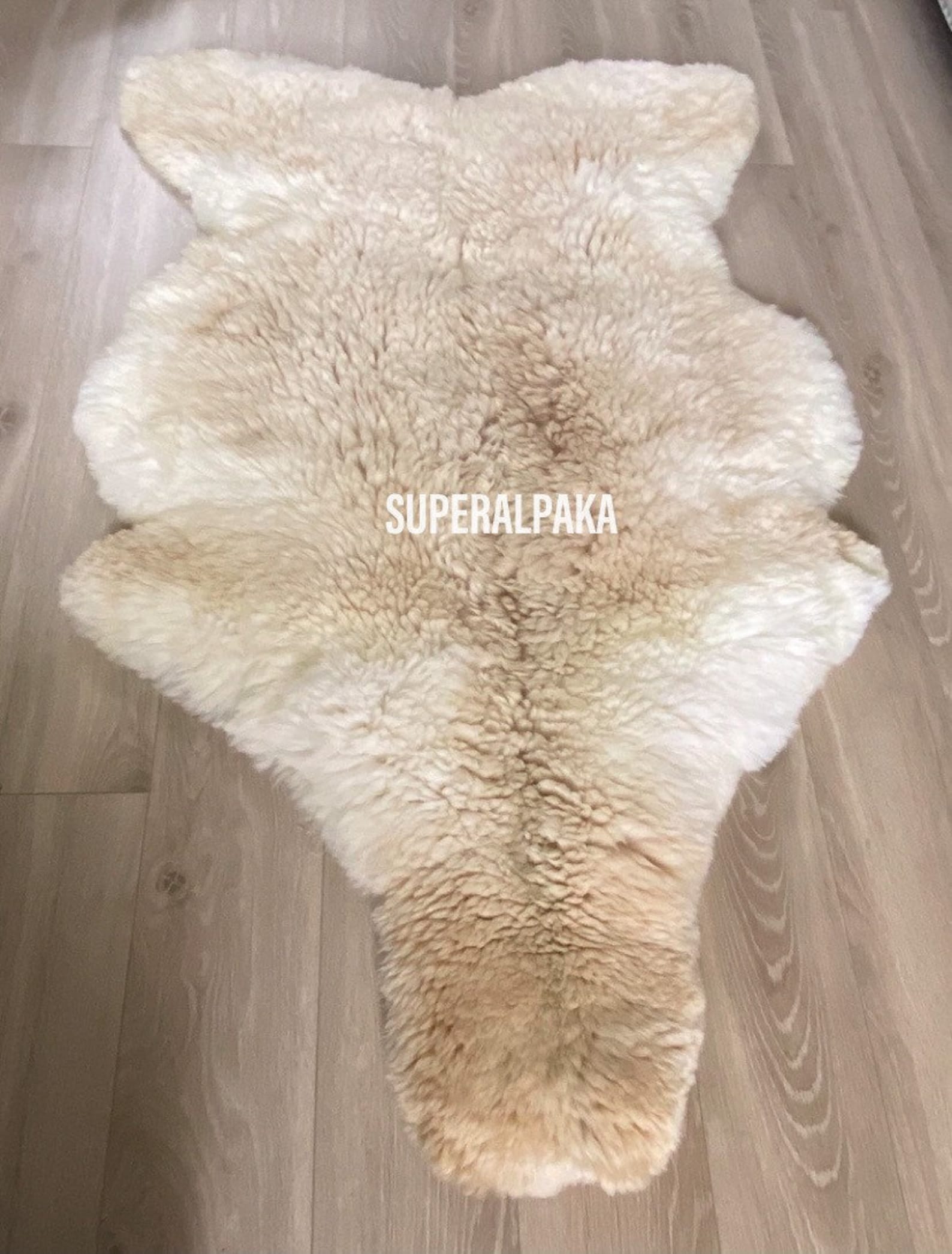 Luxurious Genuine Alpaca Fur Rug Alpaca Real Fur Rug Plush Etsy