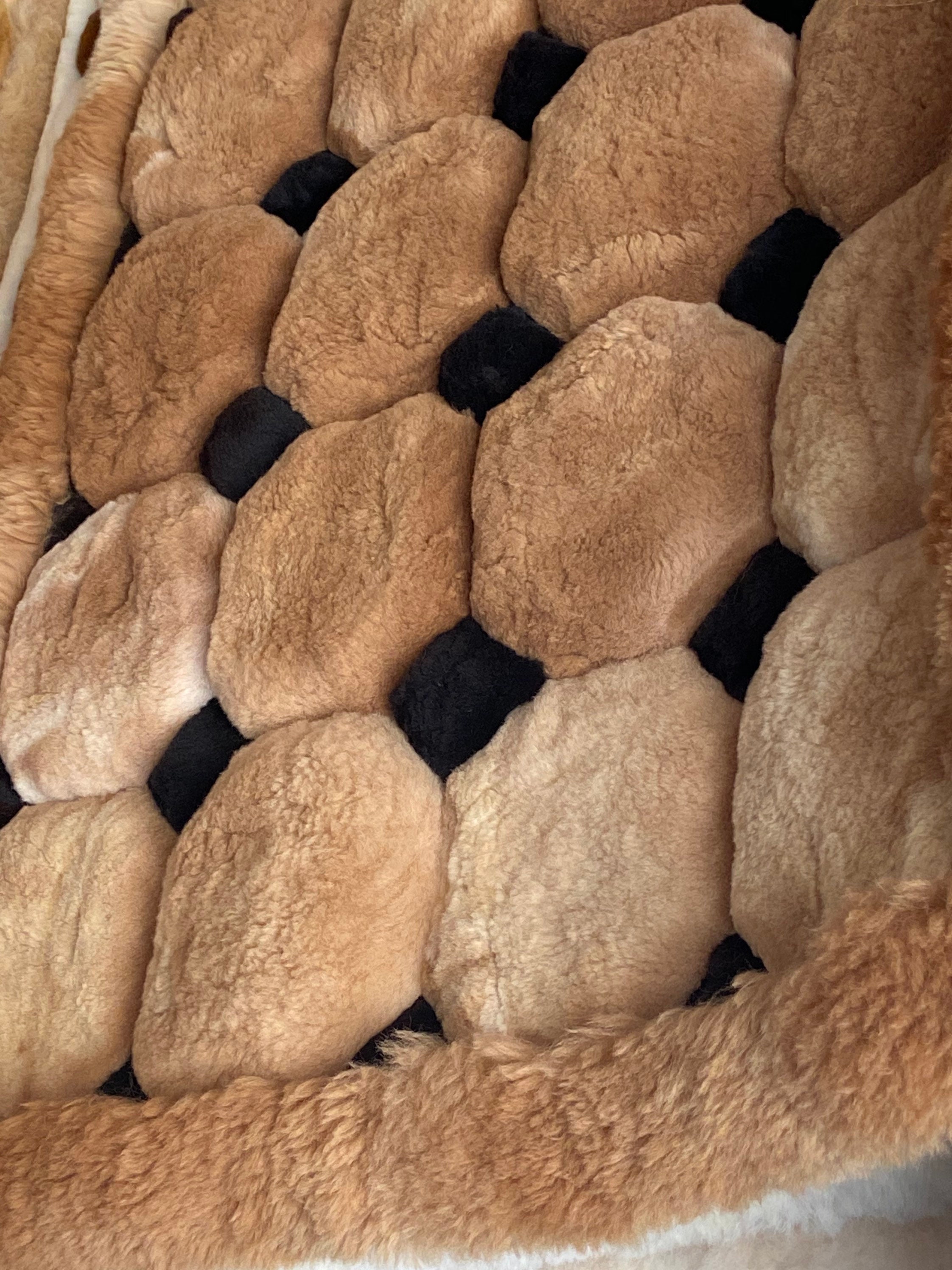 Luxurious Geometric Alpaca Fur Rug Alpaca Real Fur Rug Etsy UK