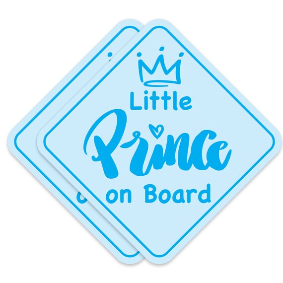 Cartello auto personalizzato con scritta Baby on Board con scritta