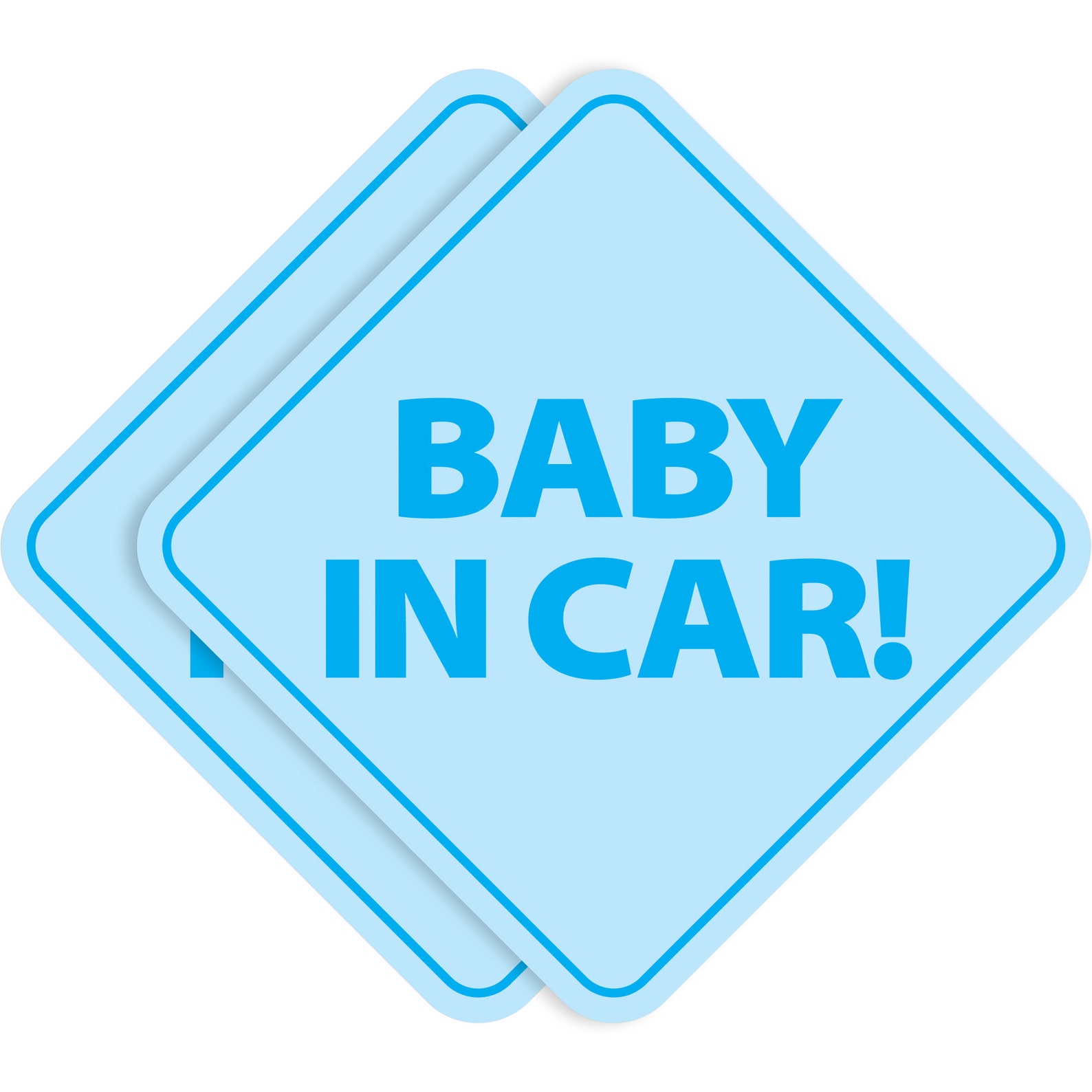 Baby in Car Decals for Boys - Paint-safe, Removable, Nonmagnetic Baby ...