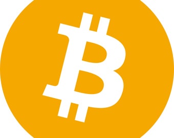 Bitcoin Sticker - Bitcoin Logo Vinyl Bumper Sticker For Your Car, Window, Store, Water Bottle, Laptop - BTC Crypto Sticker (4.6"x4.6")