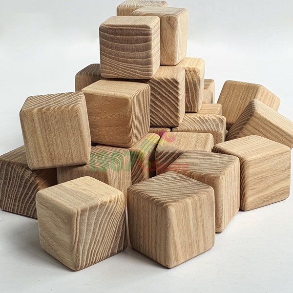 Wooden Blocks Etsy