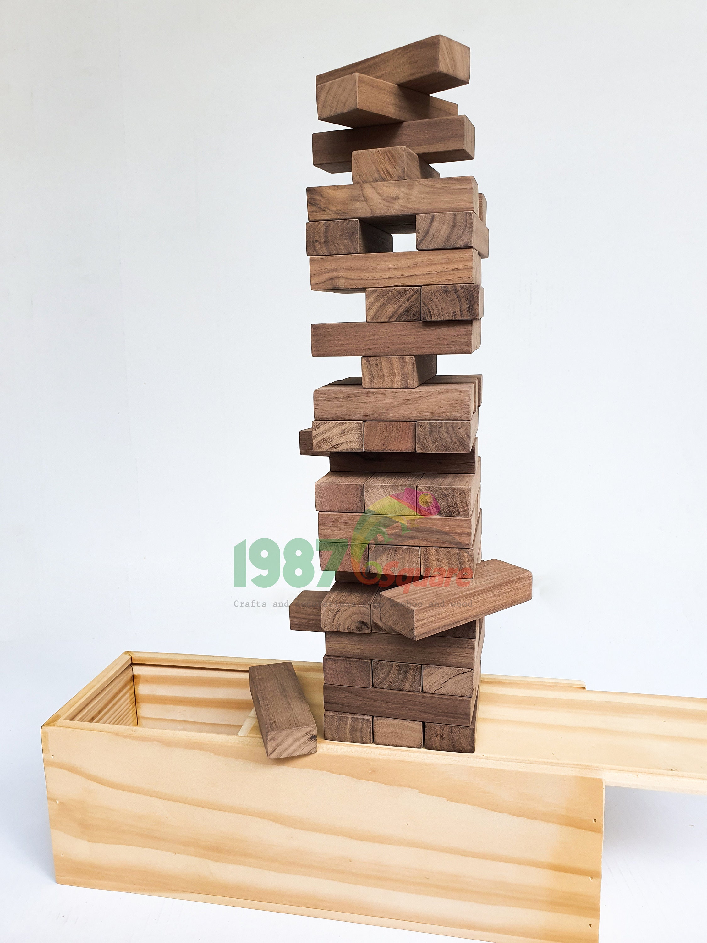 Personalized Jenga Blocks Game/ Personalized Tumbling Timbers/ - Etsy