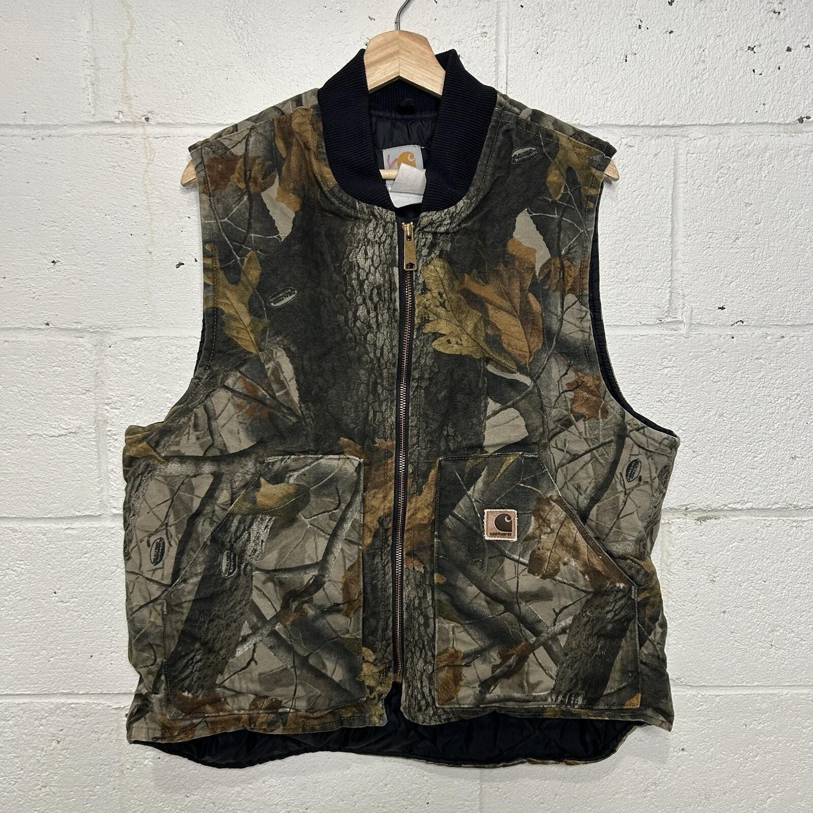 Carhartt Camo Vest - Etsy