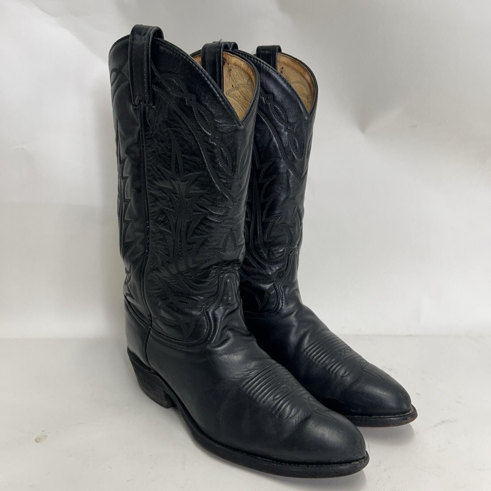 靴 90s tonylama Westernboots BLK y2k 9.5 Vintage Tony Lama Black Boots - Etsy