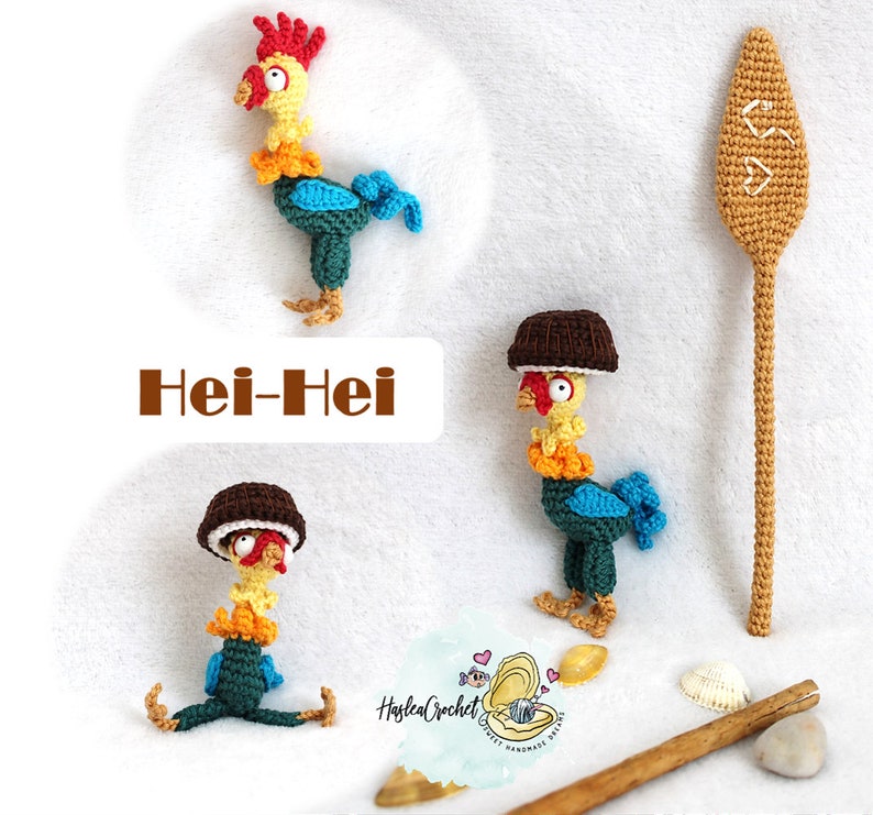 Bundle Lilo & Moana Amigurumi doll crochet Pattern in English and French image 7