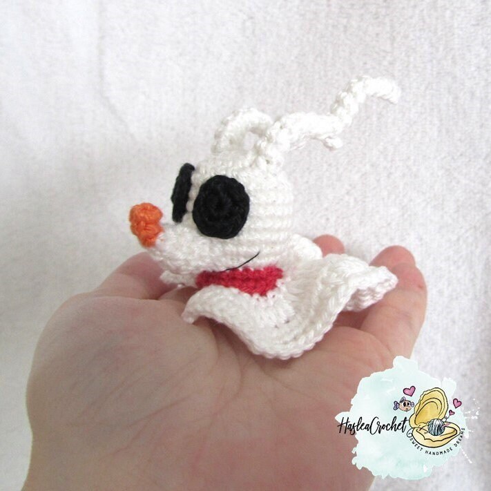 あみぐるみ人形のかぎ針編みパターン：ジャックとゼロ（ナイトメア