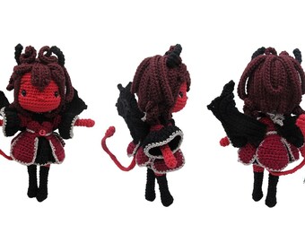 Patron de la poupée Mercredi: Tutoriel pour la fabrication de poupée au  crochet by Anaëlle Tanniou