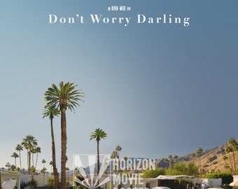 Don't Worry Darling 2022 Minimalist Movie Poster Digital - Etsy