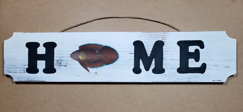 Marine Betta HOME Sign image 1