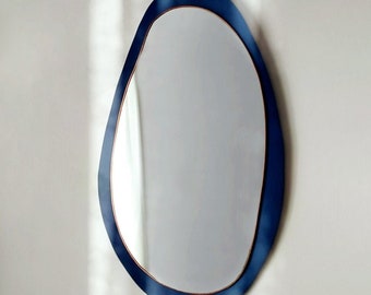 mumu handmade mirror, irregular mirror, asymmetrical mirror, organic mirror, aesthetic mirror wall decor