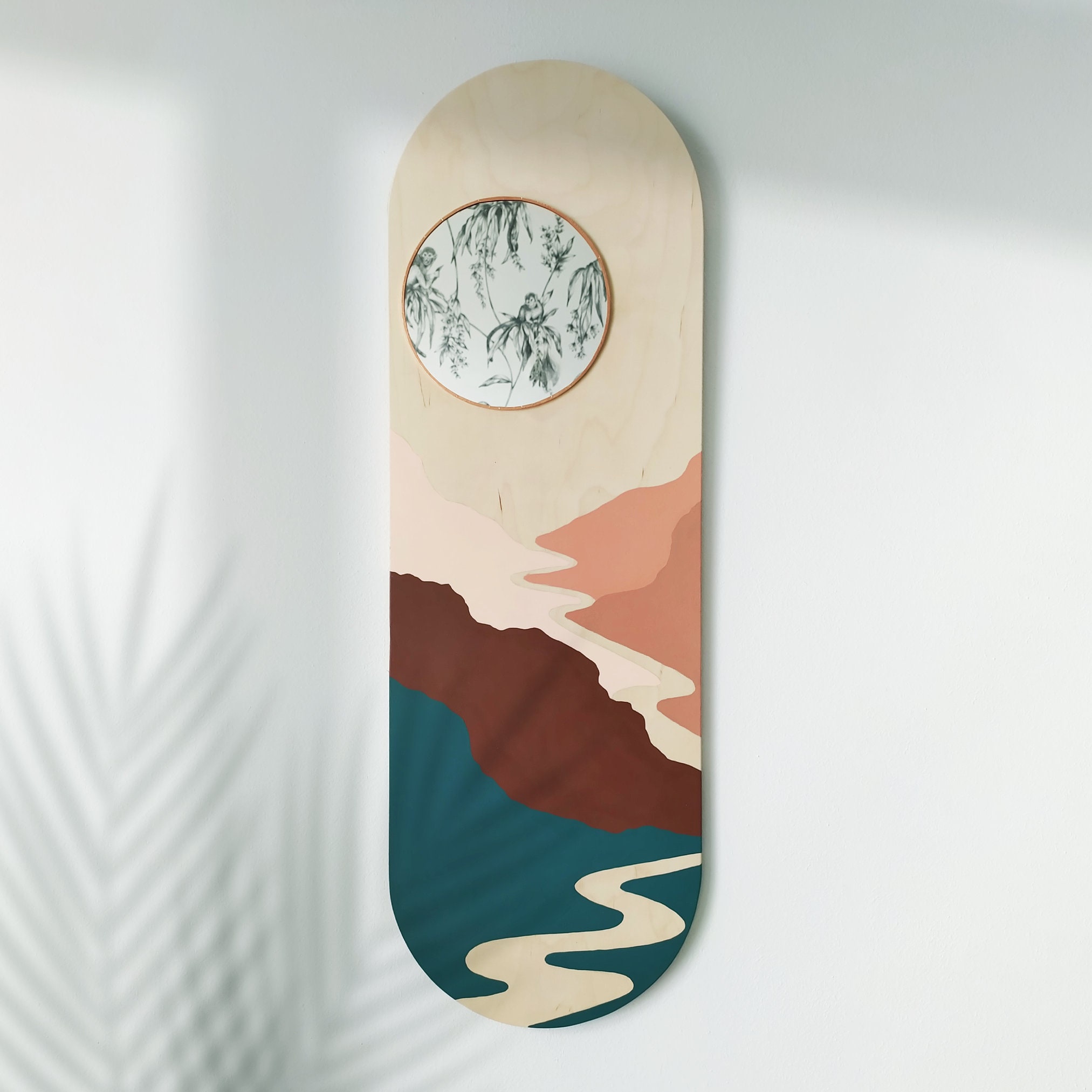 Lala Handmade Japandi Mirror Wall Decor Wall Art Boho - Etsy