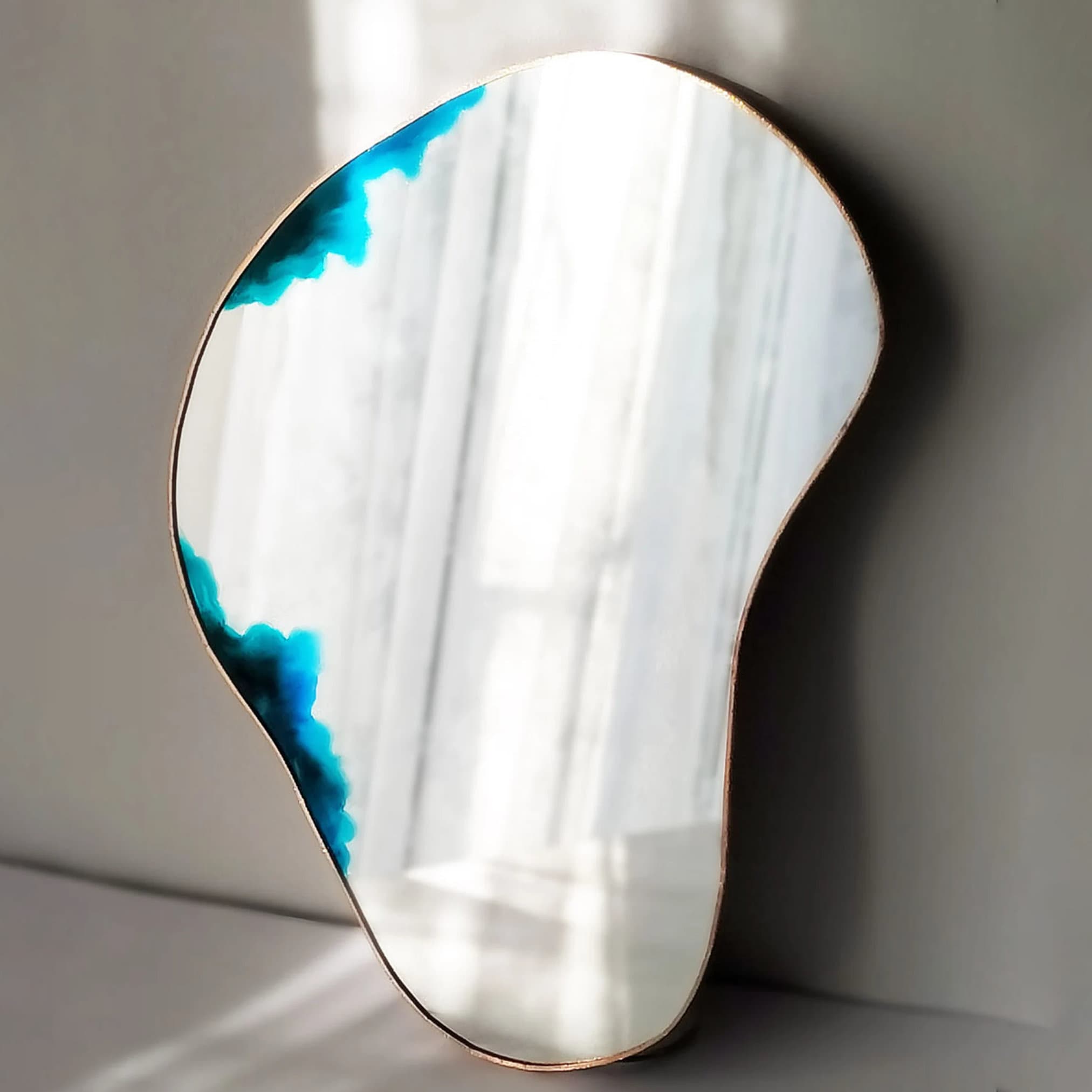 popo handmade mirror, irregular mirror, asymmetrical mirror, organic mirror, aesthetic mirror wall decor