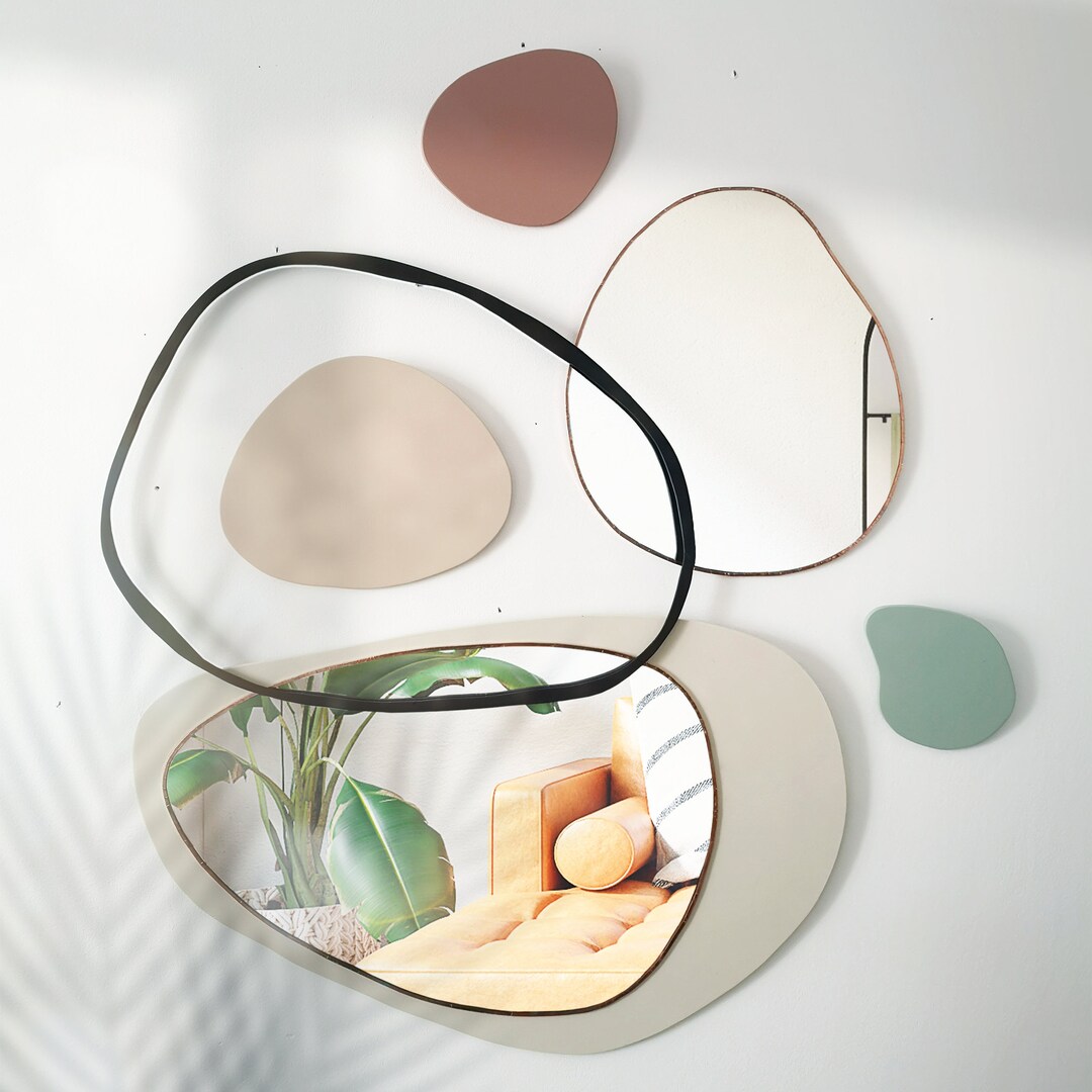 Cici Handmade Organic Mirrors Set, Wall Decor, Wall Art, Boho Decor ...