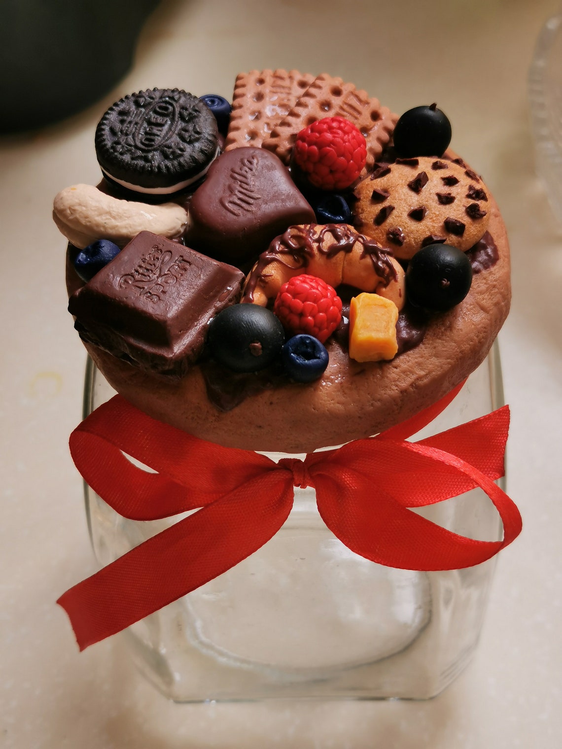 Jar for cookies polymer clay jar Etsy