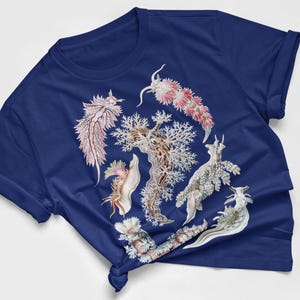 Nudibranch Comfort Colors® Cotton T-Shirt Mysterious deep-sea fish tee, Oceanic marine life, Unique abyssal diver sea ocean Marine life