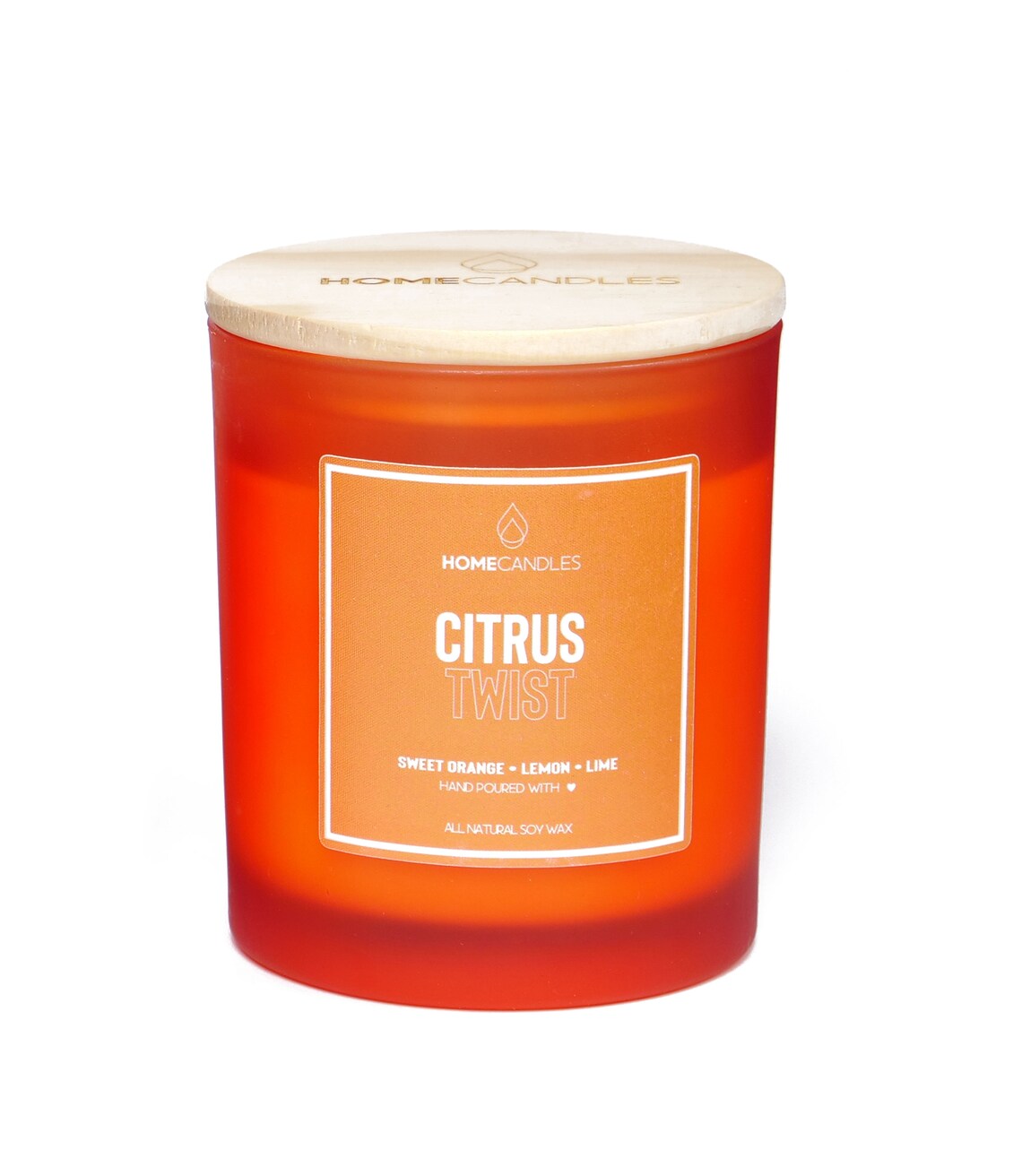 Citrus Twist Natural Soy Candle Luxury Scented Candle Etsy