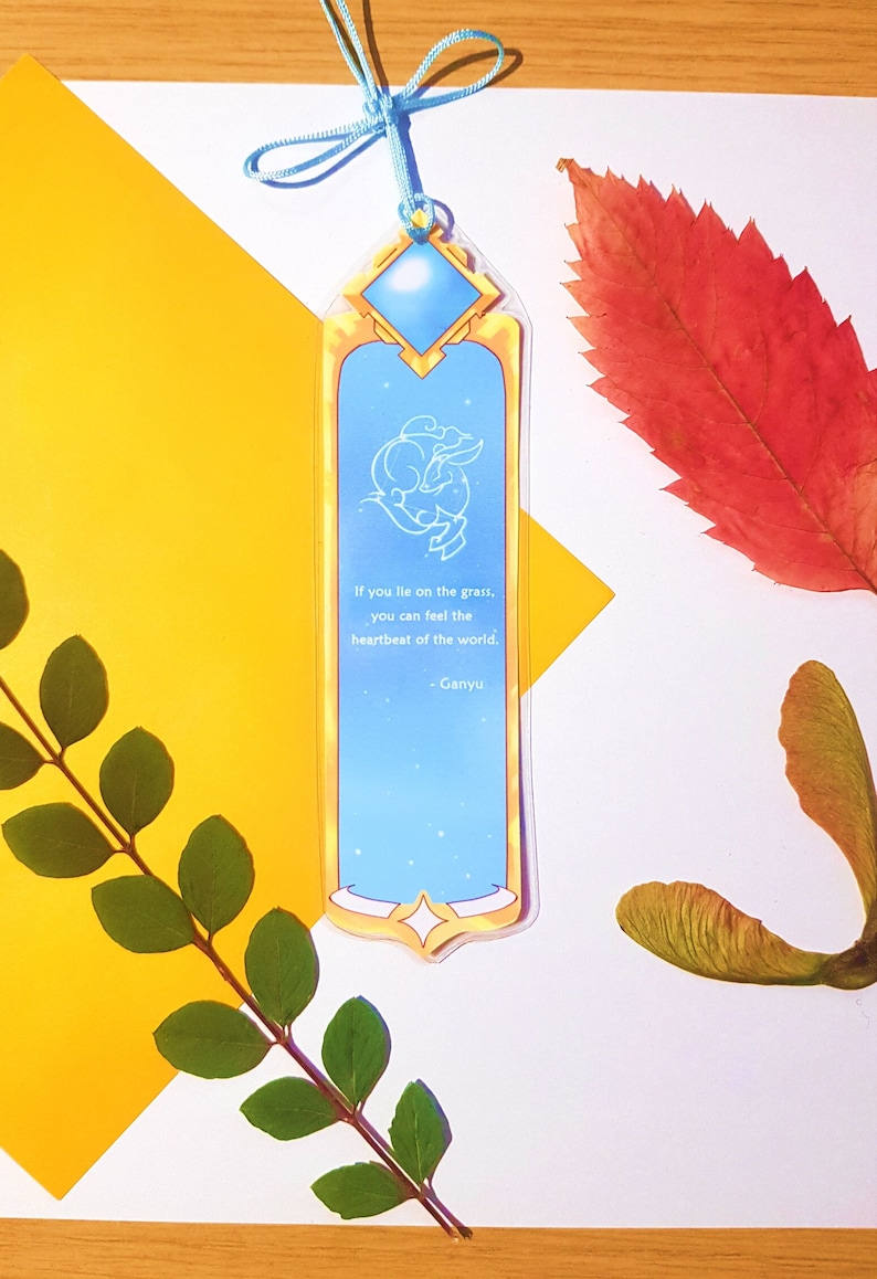 Ganyu Genshin Impact Bookmark image 2