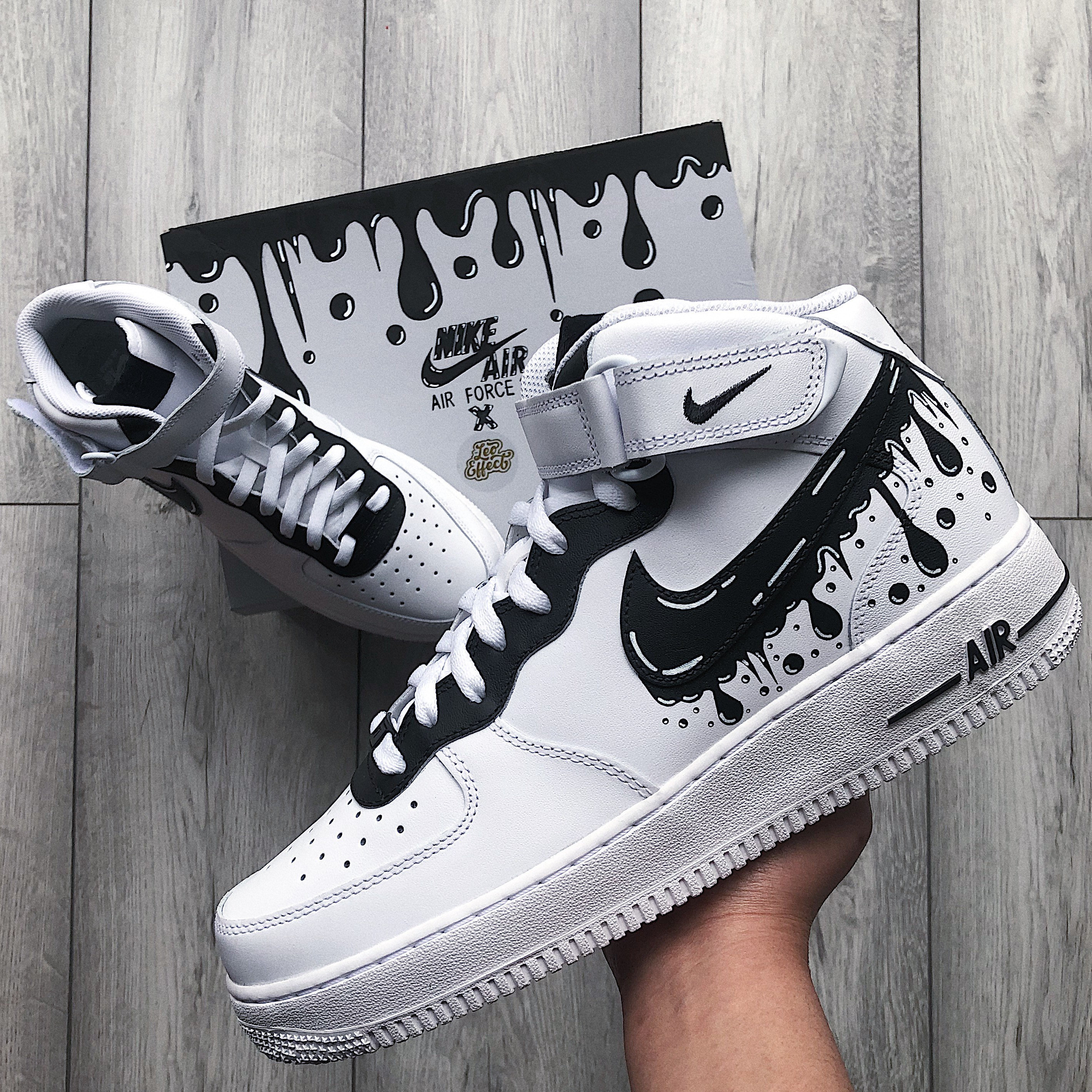 Custom Air Force 1 Mid/Low x Drippy Colours & Accessories Etsy