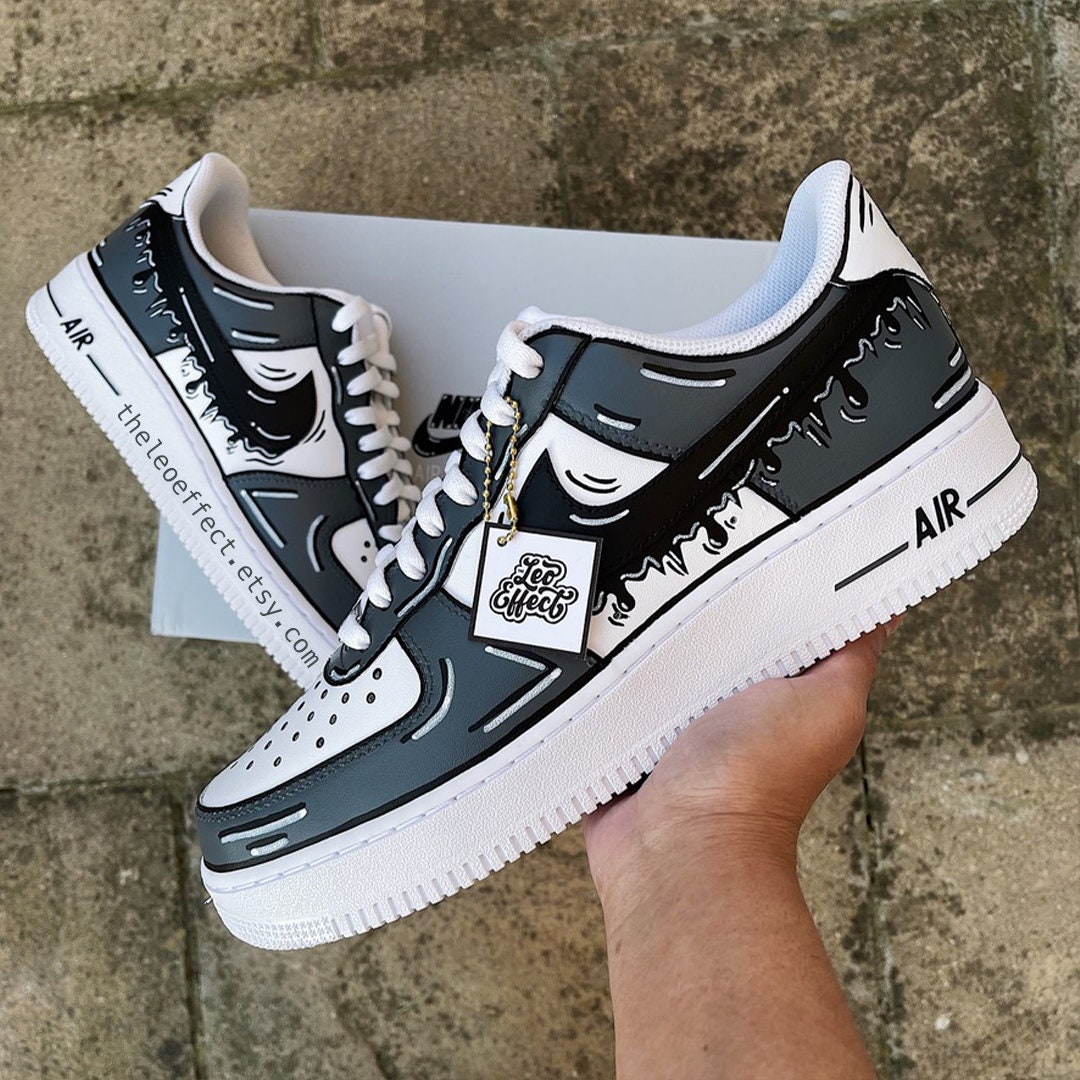 Custom Air Force 1 Mid/Low x Drippy • Made To Order • Read Description