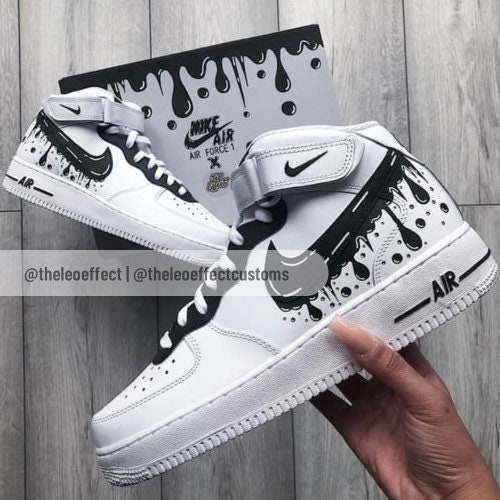 Custom Air Force 1 Mid/low X Drippy Colours & Accessories - Etsy UK