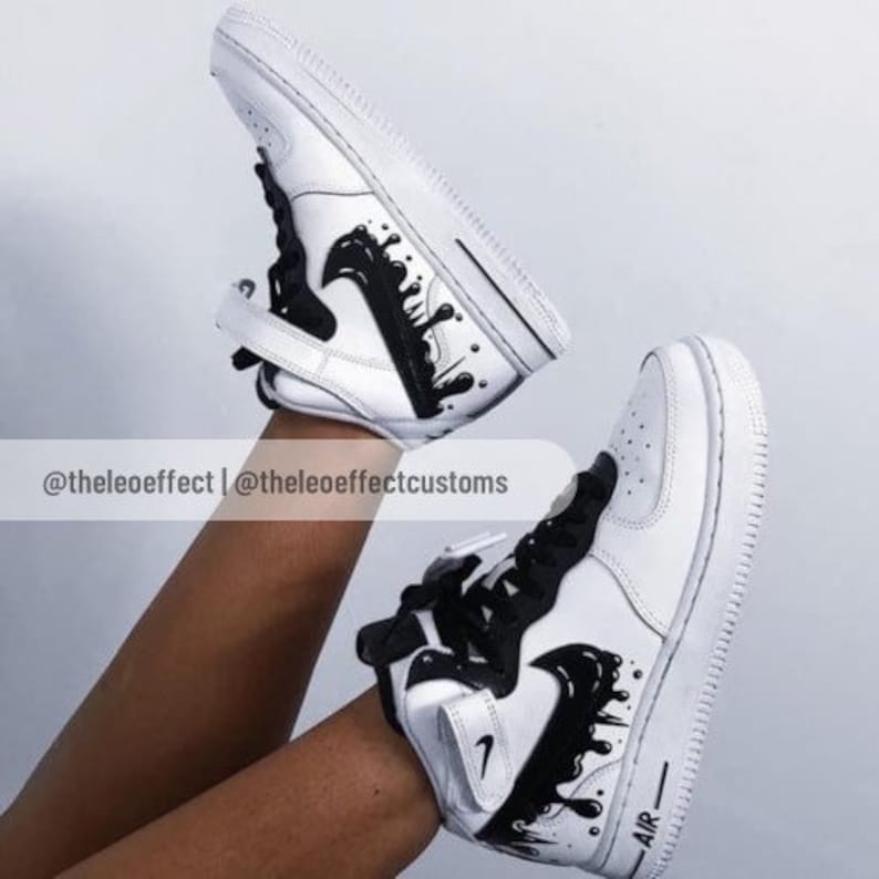 Custom Air Force 1 Mid/low X Drippy Colours & Accessories Etsy Australia