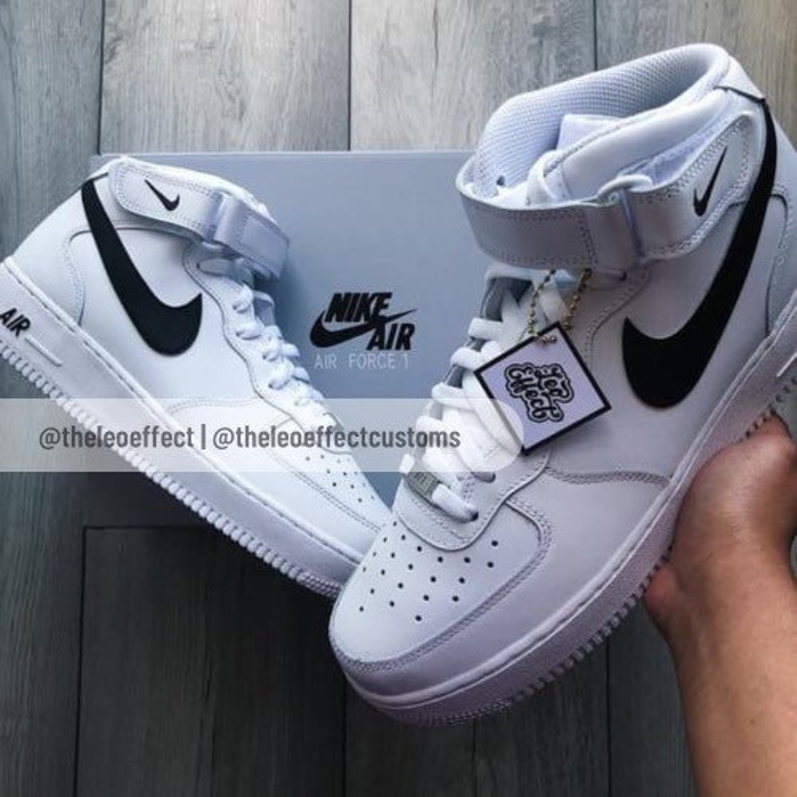 Custom Air Force 1 Mid/low X Basic Colours & Accessories | Etsy UK