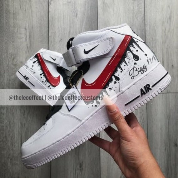 Custom Air Force 1 Mid/low X Cartoon Drip Accessories 