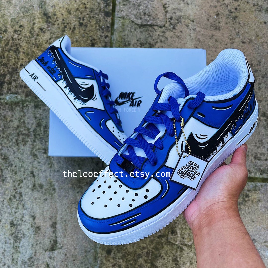 NIKE AF1 LOUIE CARTOON DRIP!!!! SICK CUSTOM SHOES 