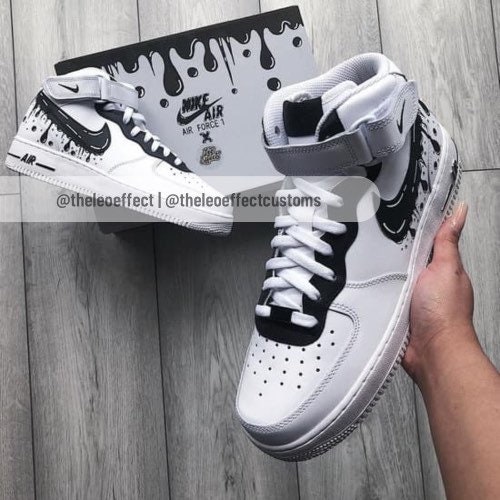 Custom Air Force 1 Mid/low X Drippy Colours & Accessories Available 