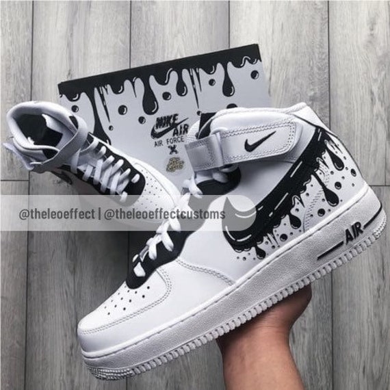 Custom Air Force 1 Mid/low X Drippy Colours & Accessories | Etsy Canada