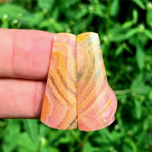 SUMATRA AGATE Pairs Cabochon | Best quality | Natural stone from Indonesia
