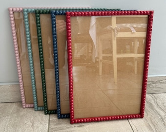 Hand Crafted A3 Bobbin Picture Frame, Farrow and Ball Paint Finish