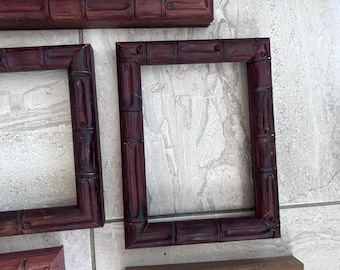 Bamboo Picture Frame Set, Gallery Wall Collage Frames