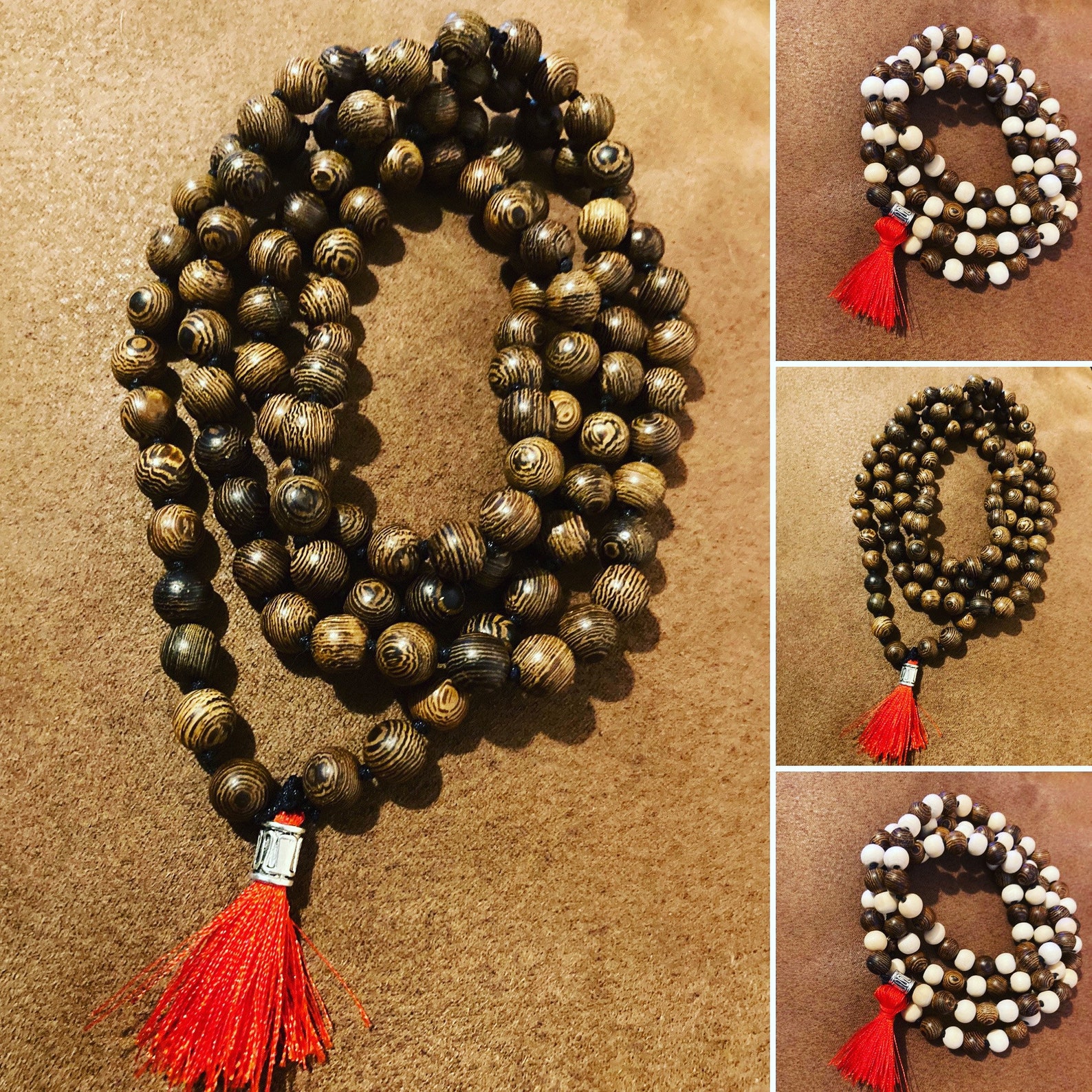 108 mala beads handmade Etsy