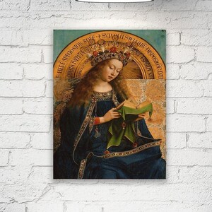 聖母マリア – ゲントの祭壇画 – ヤン・ファン・エイク – 中世