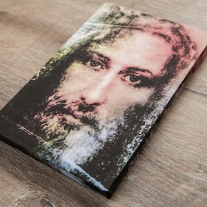 The Shroud of Turin Jesus Christ Real  Face Canvas Print, Gallery Wrapped Print on Canvas