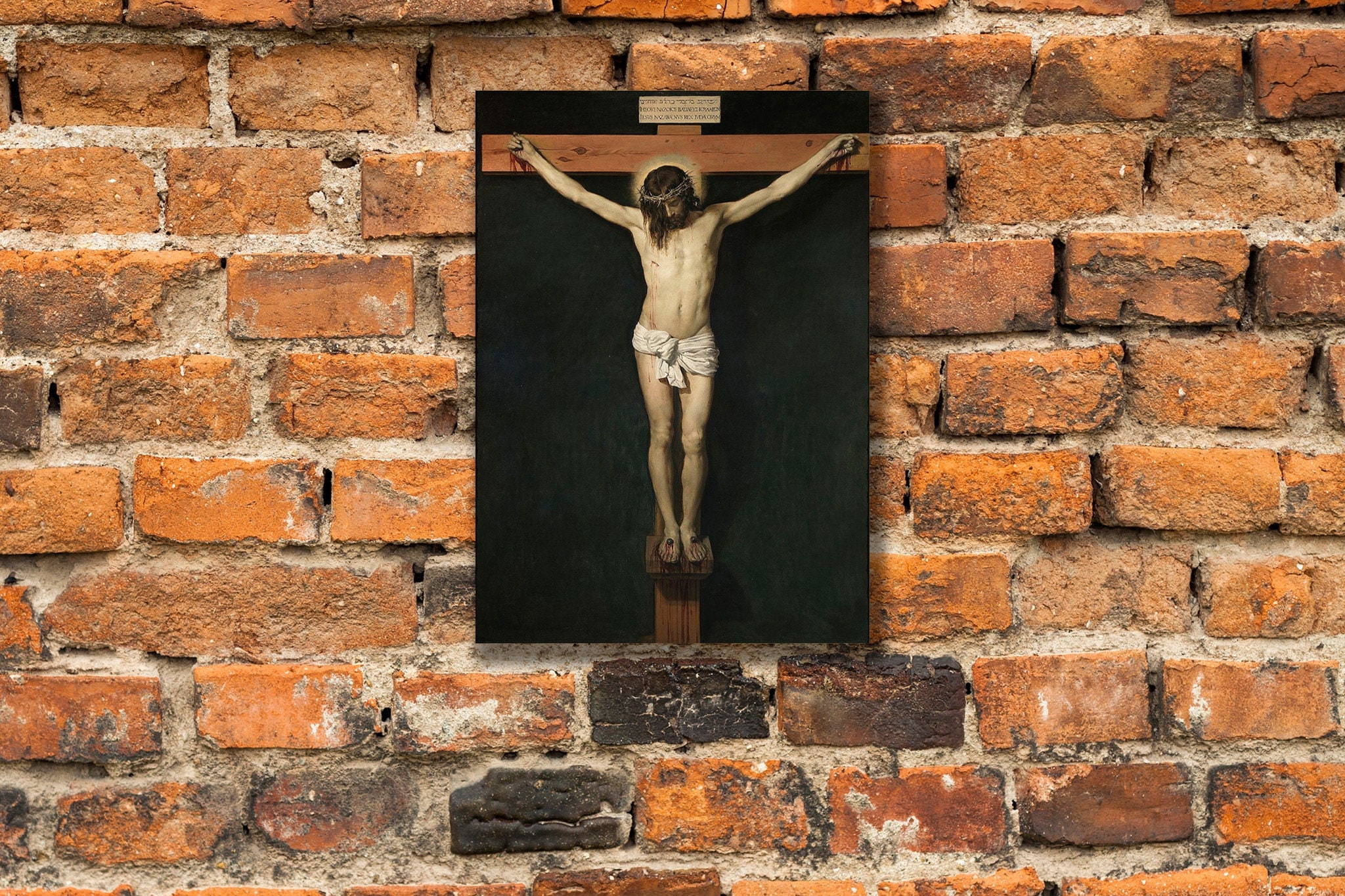 呪物 キリスト Jesus ジーザス イエス 十字架 ART アート 額縁 絵画 呪物 キリスト Jesus ジーザス イエス 十字架 ART アート 額縁 絵画