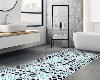 Carrelage Adhésif Tile Sticker, 16 Stickers in Set, Wall and Floor Decals, Stickers Escalier, Self-adhesive, Peel and Stick Tile