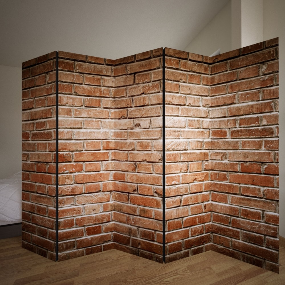 Bricks Room Divider Folding Screen Room Divider 3 and 5 Etsy