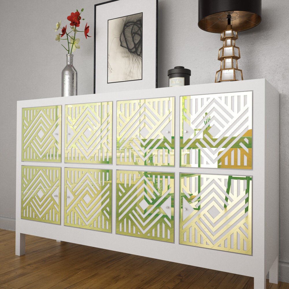 Stockholm KALLAX Decor, Mirrored Furniture, Furniture Panel