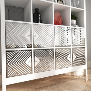 Sala KALLAX Decor, Mirrored Furniture, Furniture Panel, Furniture Decor, 1 Panel, Furniture Renovation, Mirrored Decoration